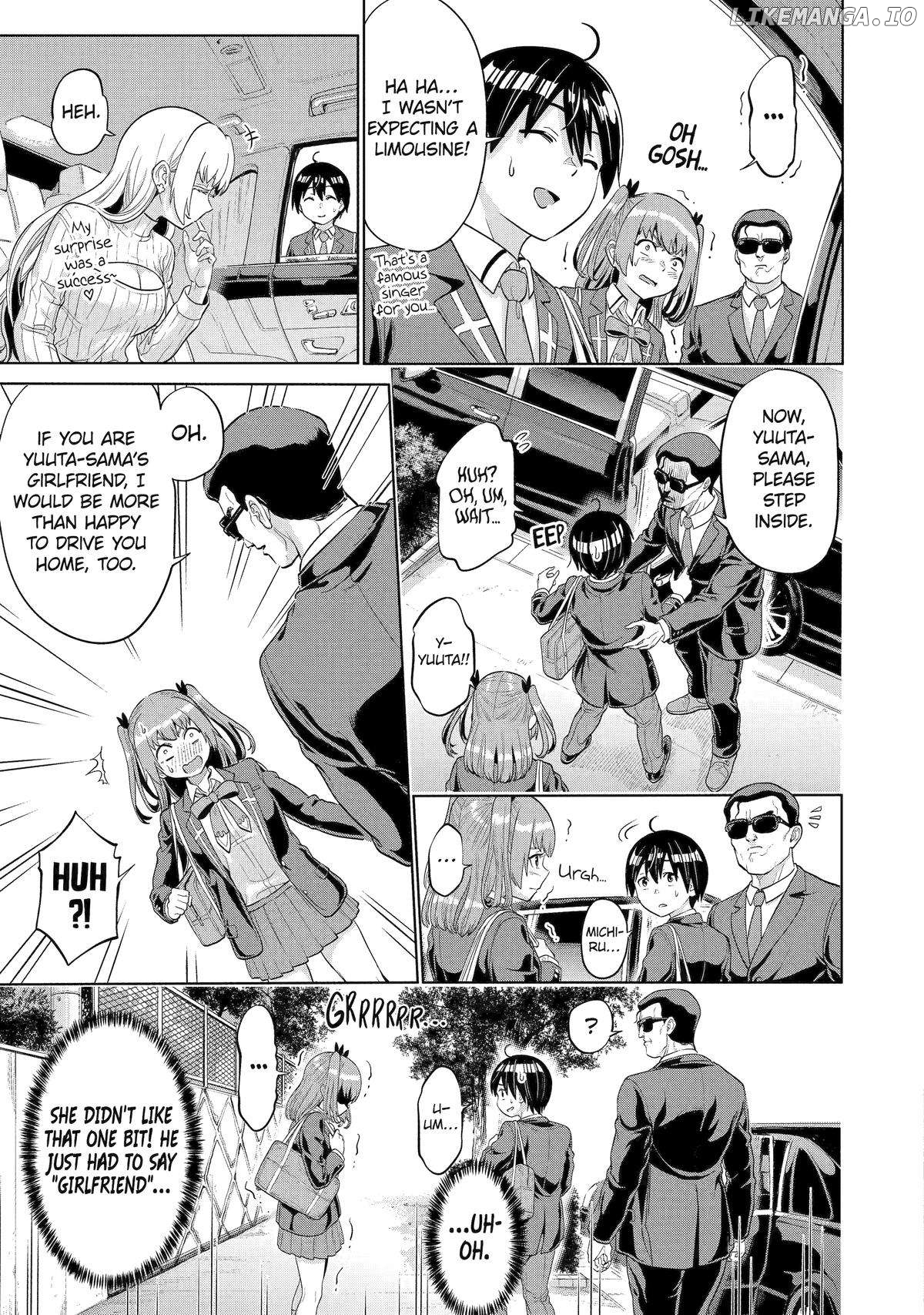 Koukousei WEB Sakka no Mote Seikatsu "Anta ga Kami Sakka na Wakenai desho" to Boku wo Futta Osananajimi ga Koukaishiteru kedo Mou Osoi Chapter 8 - page 11