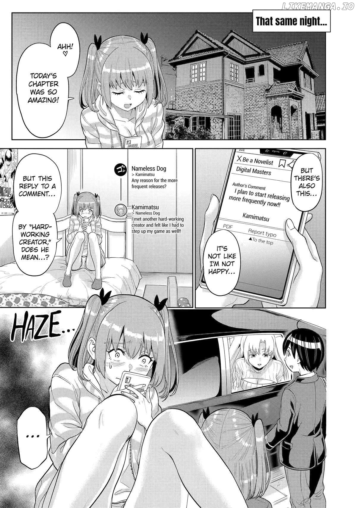 Koukousei WEB Sakka no Mote Seikatsu "Anta ga Kami Sakka na Wakenai desho" to Boku wo Futta Osananajimi ga Koukaishiteru kedo Mou Osoi Chapter 9 - page 21