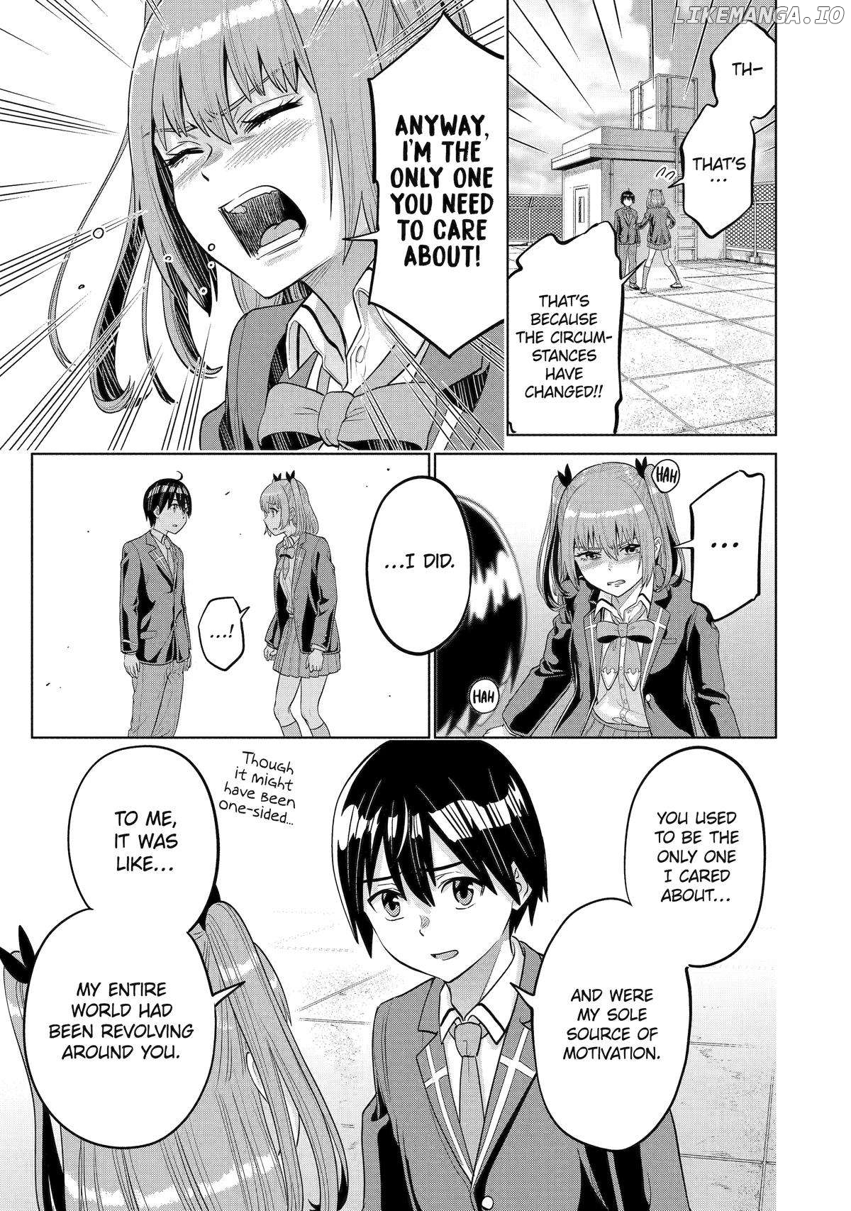 Koukousei WEB Sakka no Mote Seikatsu "Anta ga Kami Sakka na Wakenai desho" to Boku wo Futta Osananajimi ga Koukaishiteru kedo Mou Osoi Chapter 13 - page 13
