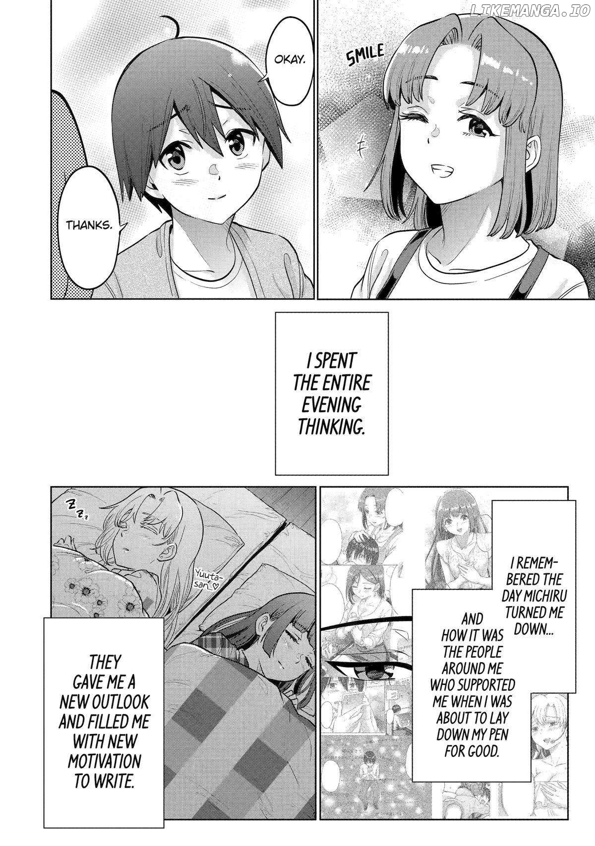Koukousei WEB Sakka no Mote Seikatsu "Anta ga Kami Sakka na Wakenai desho" to Boku wo Futta Osananajimi ga Koukaishiteru kedo Mou Osoi Chapter 15 - page 16
