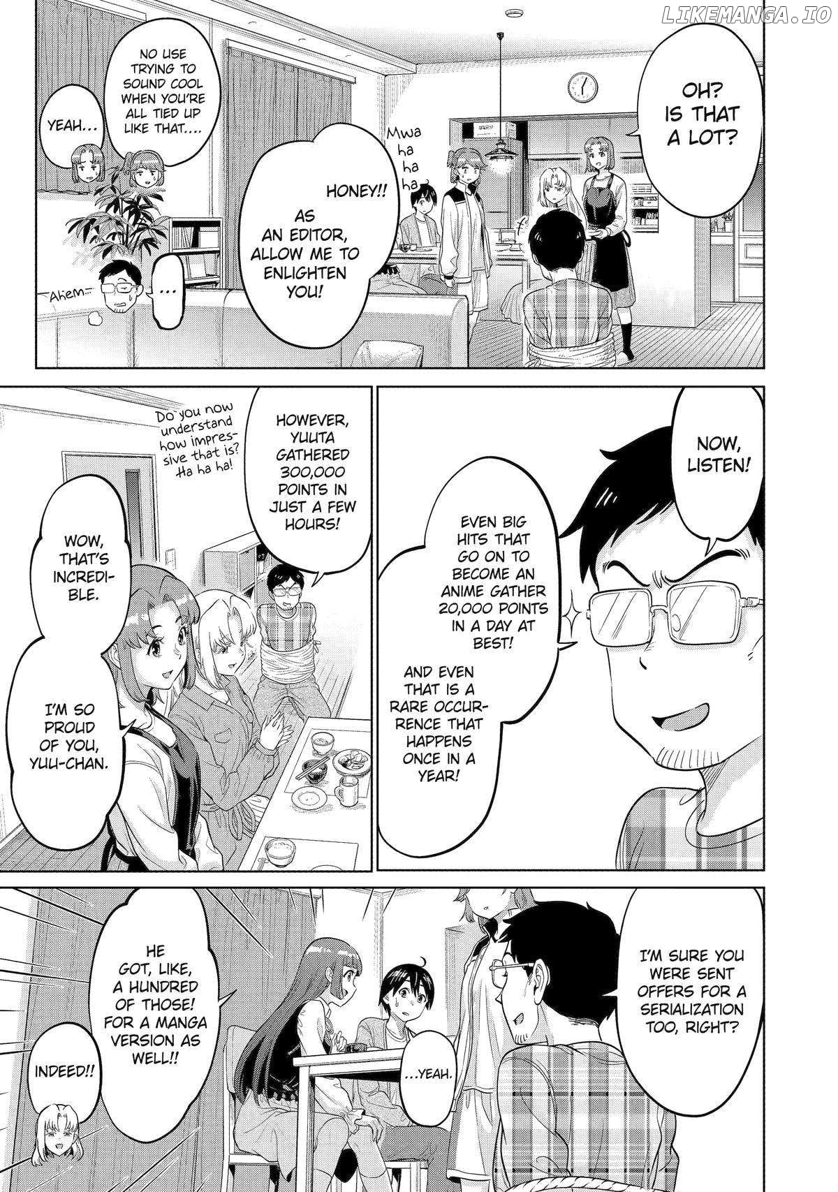 Koukousei WEB Sakka no Mote Seikatsu "Anta ga Kami Sakka na Wakenai desho" to Boku wo Futta Osananajimi ga Koukaishiteru kedo Mou Osoi Chapter 15 - page 7