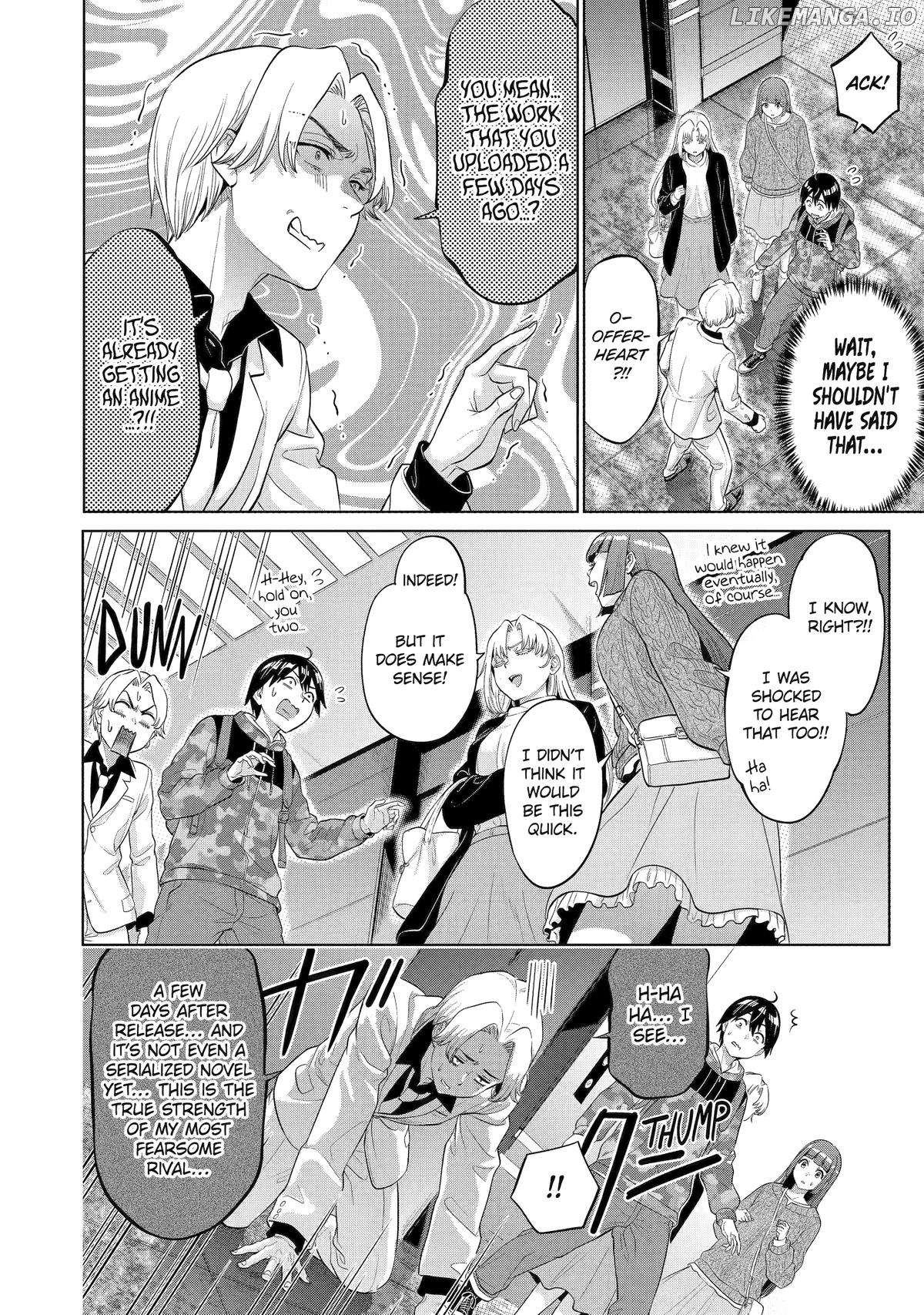 Koukousei WEB Sakka no Mote Seikatsu "Anta ga Kami Sakka na Wakenai desho" to Boku wo Futta Osananajimi ga Koukaishiteru kedo Mou Osoi Chapter 17 - page 8