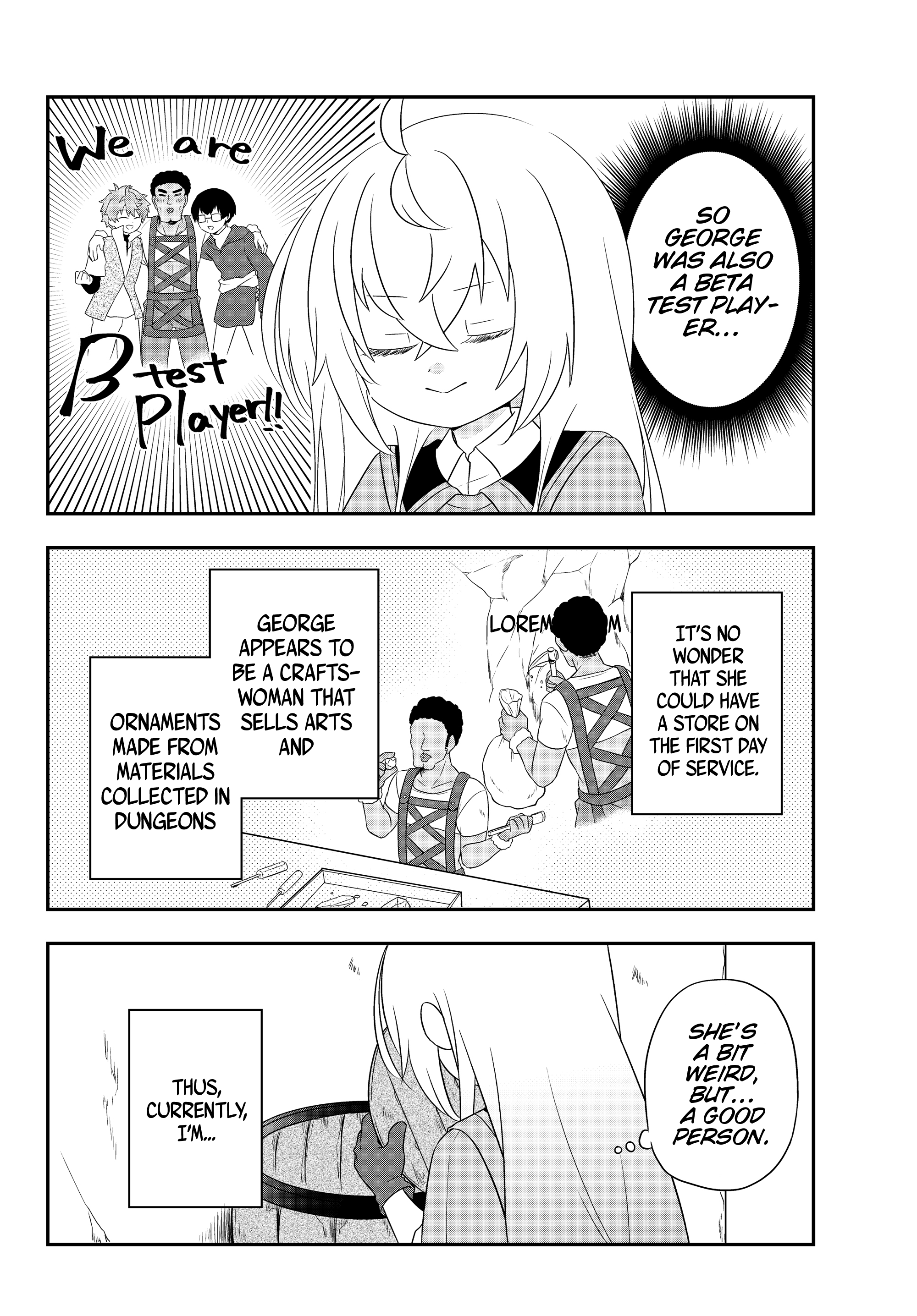 Bishoujo Ni Natta Kedo, Netoge Haijin Yattemasu chapter 4.1 - page 3