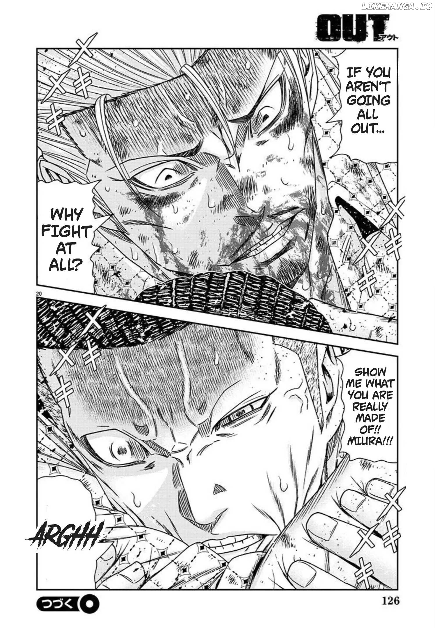 Out (Makoto Mizuta) chapter 217 - page 20