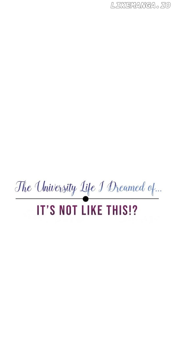 University Life I Dreamed Of..It's Not Like This! chapter 47 - page 1