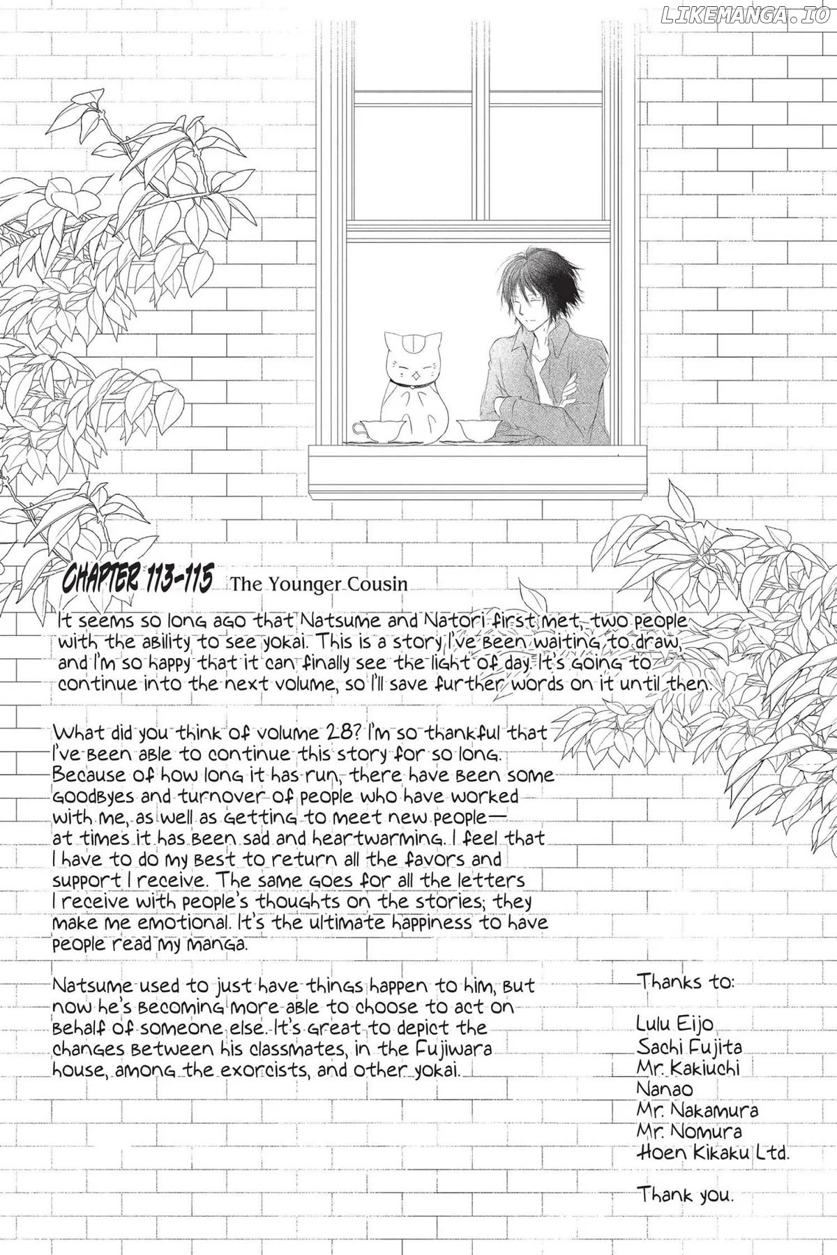 Natsume Yuujinchou chapter 115 - page 44
