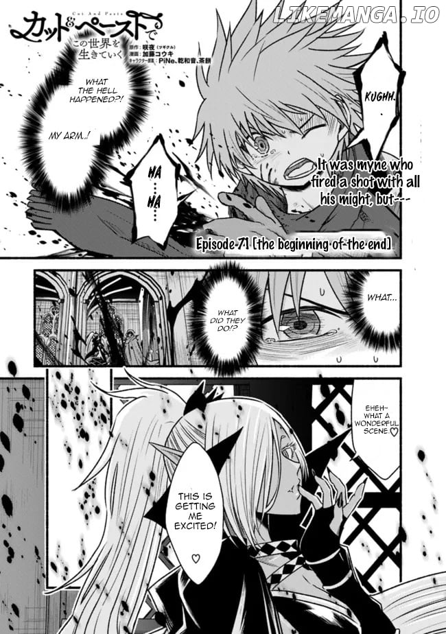 Living In This World With Cut & Paste chapter 71 - page 2