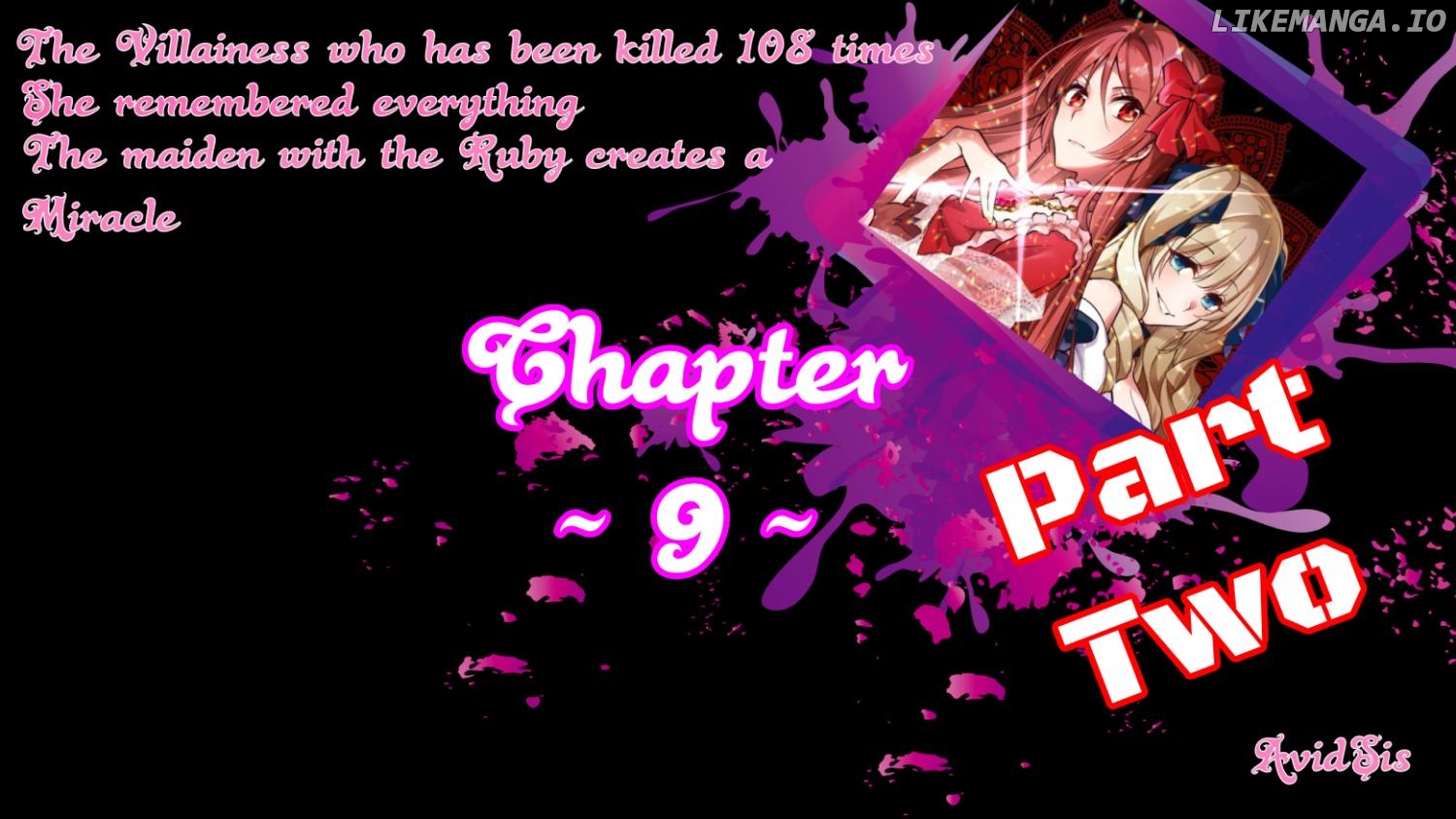 The Villainess Who Has Been Killed 108 Times. She Remembered Everything. The Maiden with the Ruby Creates a Miracle. chapter 9.2 - page 1