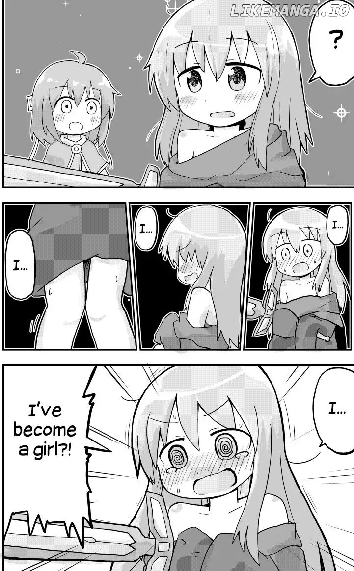 A Manga About a Hero who Pulled Out the Holy Sword and Became a Girl chapter 1 - page 2