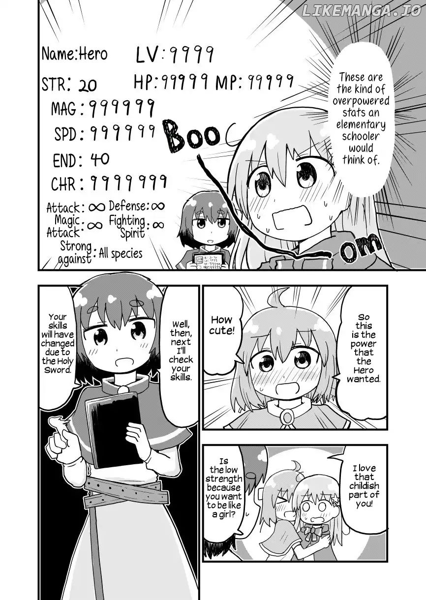 A Manga About a Hero who Pulled Out the Holy Sword and Became a Girl chapter 4 - page 2