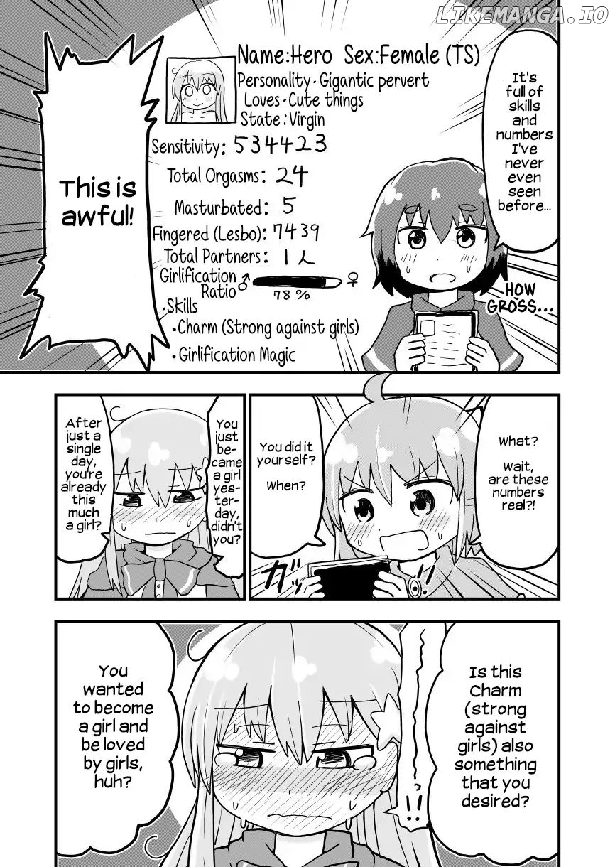 A Manga About a Hero who Pulled Out the Holy Sword and Became a Girl chapter 4 - page 3