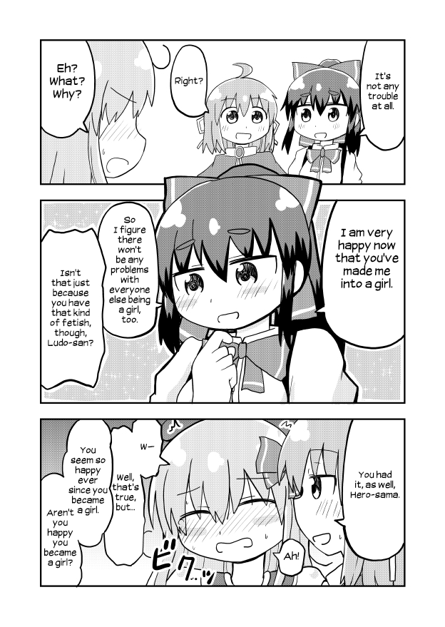 A Manga About a Hero who Pulled Out the Holy Sword and Became a Girl chapter 8 - page 3