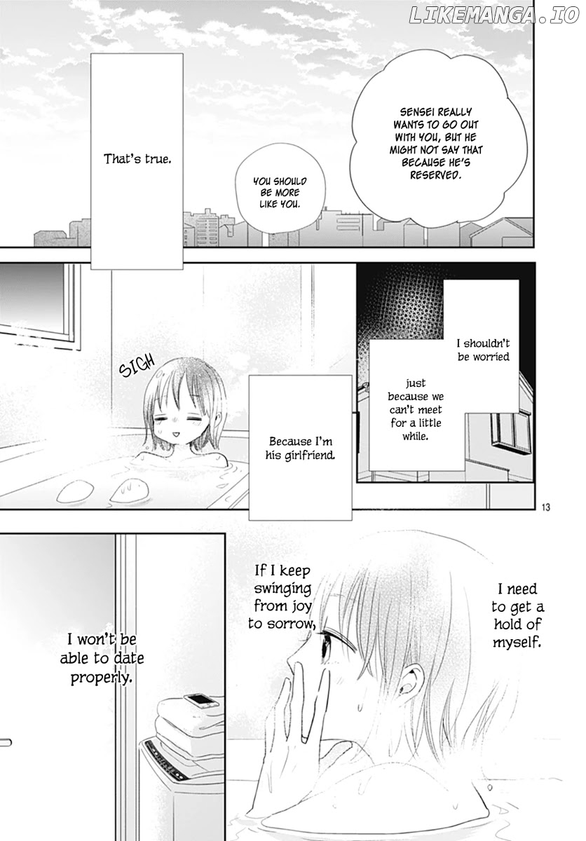 Shimotsuki-Sensei No Amakunai Renai Kouza chapter 7 - page 15