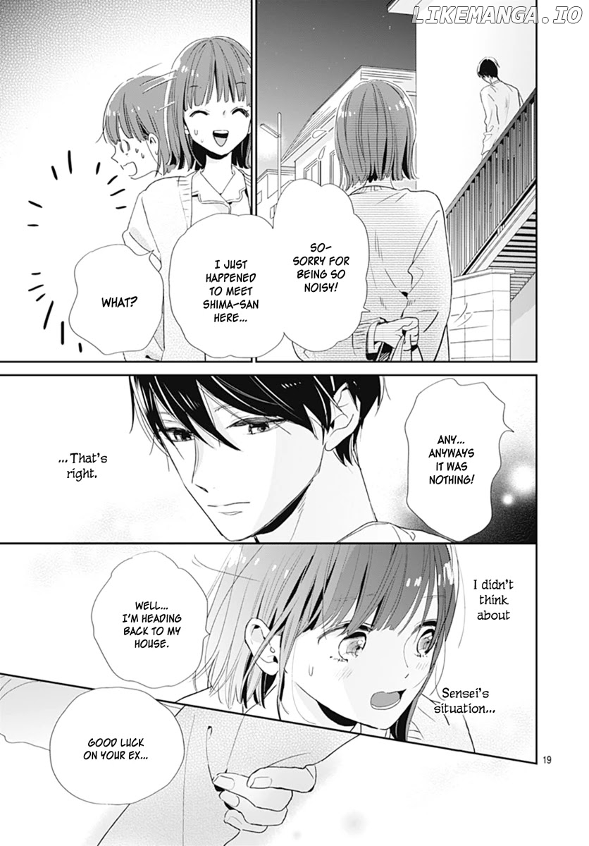 Shimotsuki-Sensei No Amakunai Renai Kouza chapter 7 - page 21