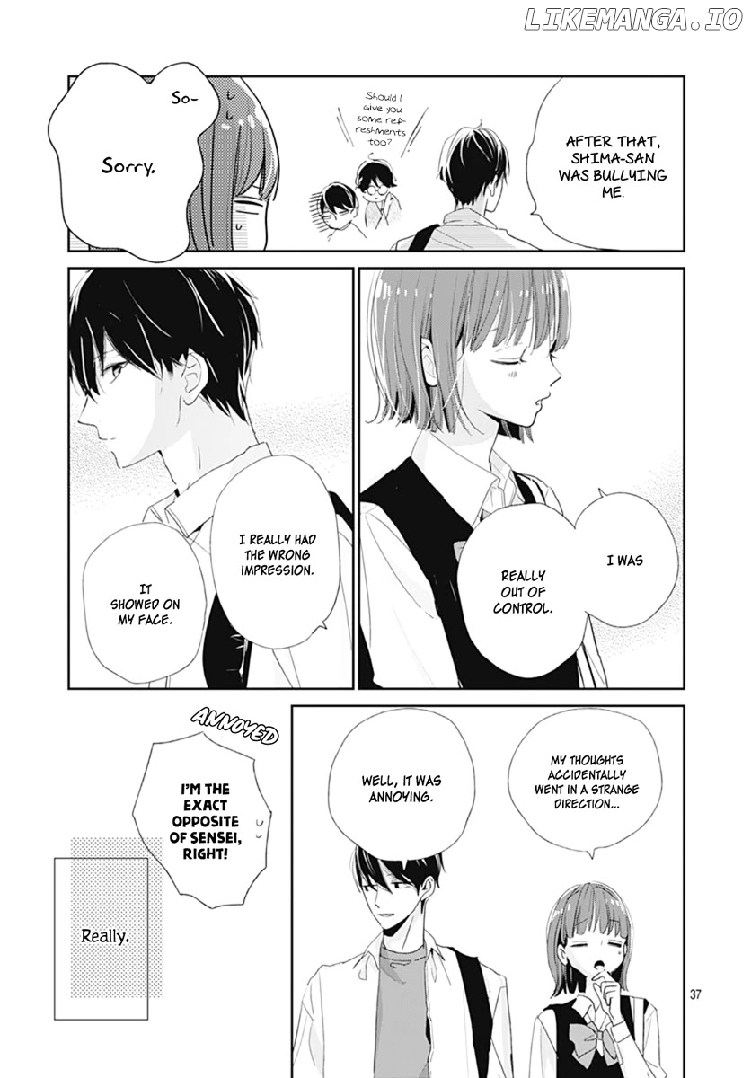 Shimotsuki-Sensei No Amakunai Renai Kouza chapter 7 - page 39