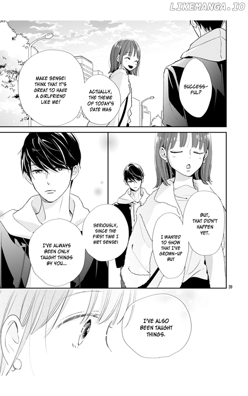 Shimotsuki-Sensei No Amakunai Renai Kouza chapter 8 - page 41