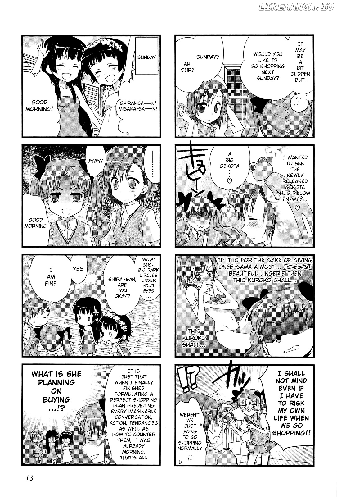 4-koma Koushiki Anthology - Toaru Kagaku no Railgun x Toaru Majutsu no Index chapter 2 - page 3