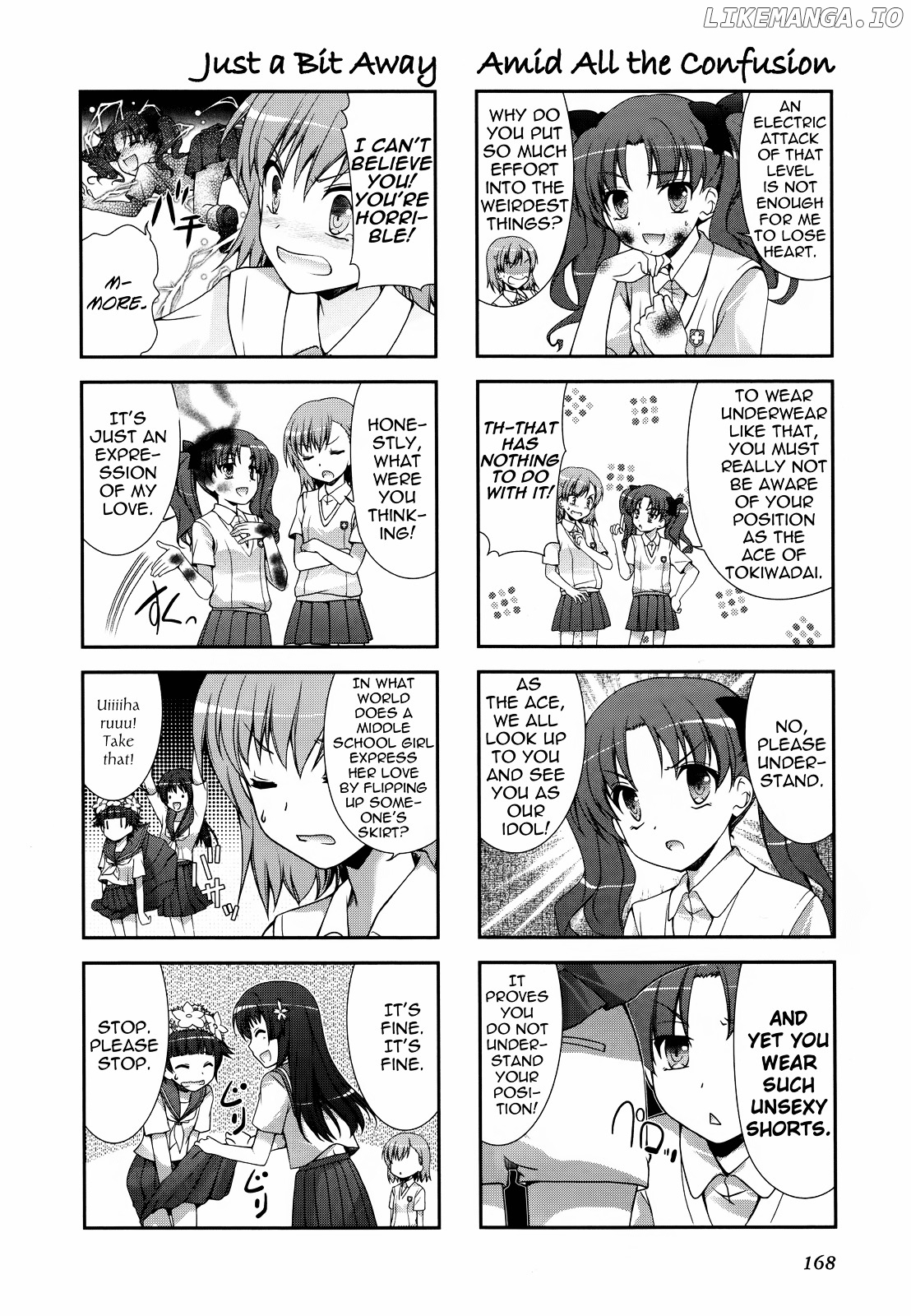 4-koma Koushiki Anthology - Toaru Kagaku no Railgun x Toaru Majutsu no Index chapter 6 - page 2