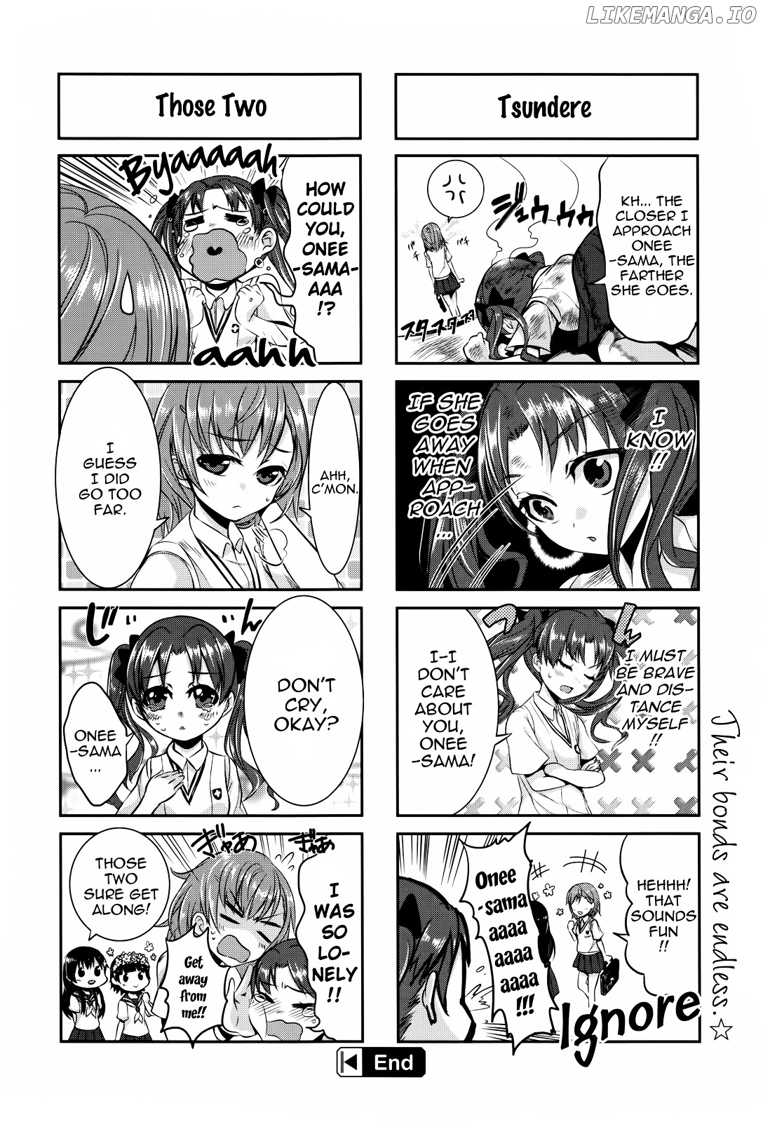 4-koma Koushiki Anthology - Toaru Kagaku no Railgun x Toaru Majutsu no Index chapter 10 - page 8