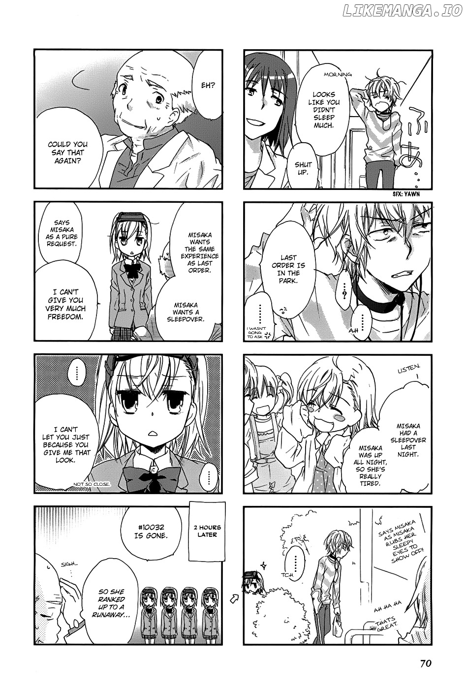 4-koma Koushiki Anthology - Toaru Kagaku no Railgun x Toaru Majutsu no Index chapter 21 - page 5