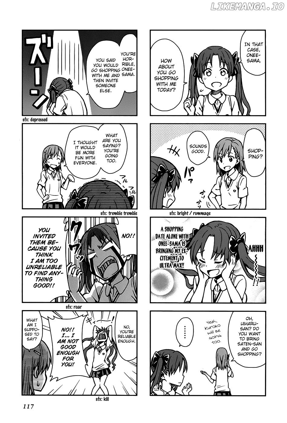 4-koma Koushiki Anthology - Toaru Kagaku no Railgun x Toaru Majutsu no Index chapter 26 - page 4