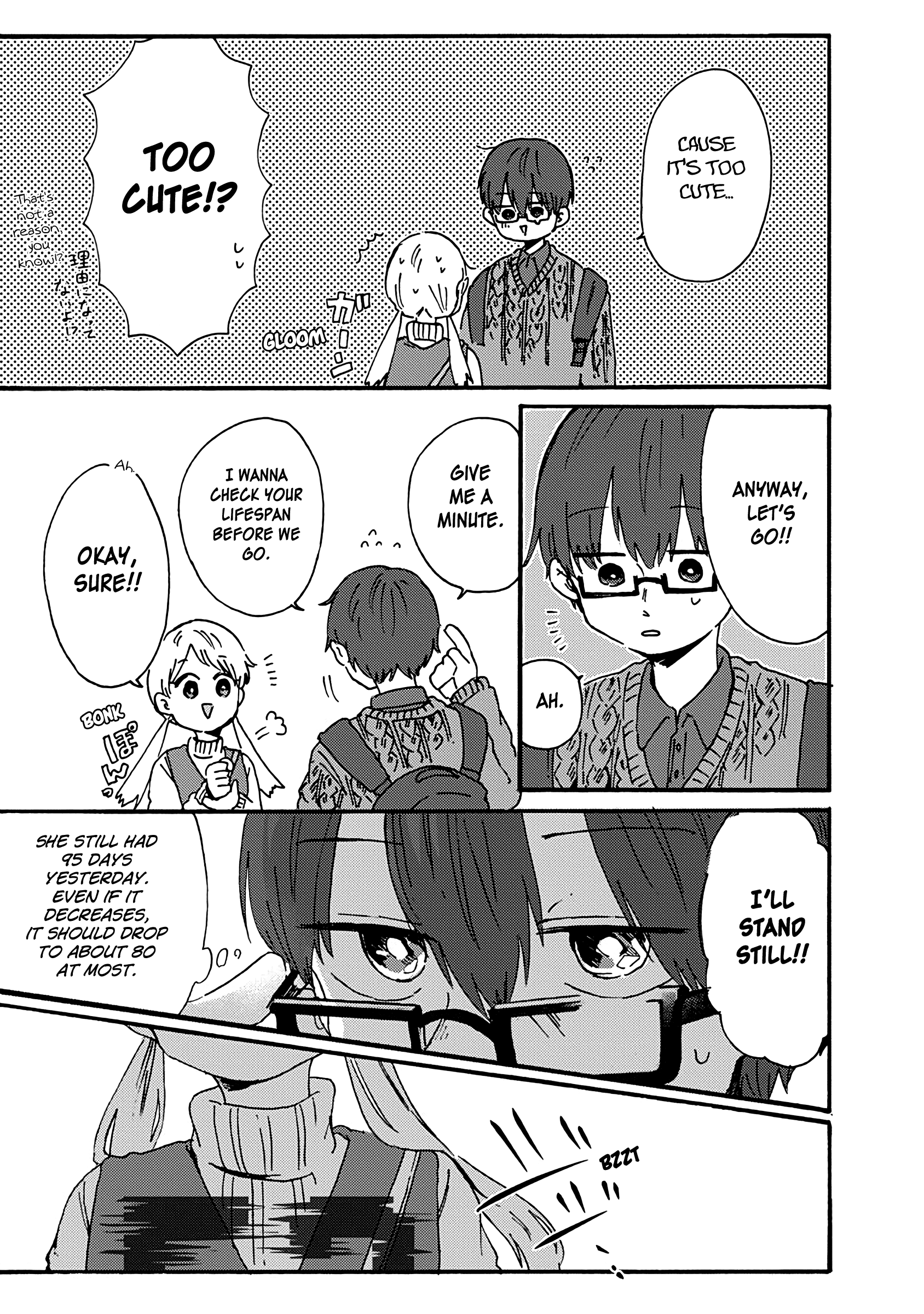 Kimi Ga Shinu Made Ato 100 Nichi chapter 8.1 - page 9