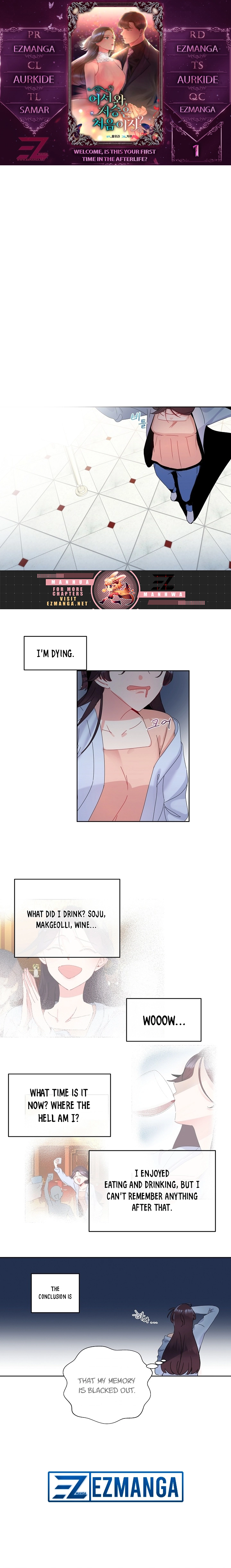 Welcome, Is This Your First Time in the Afterlife? Chapter 1 - page 1