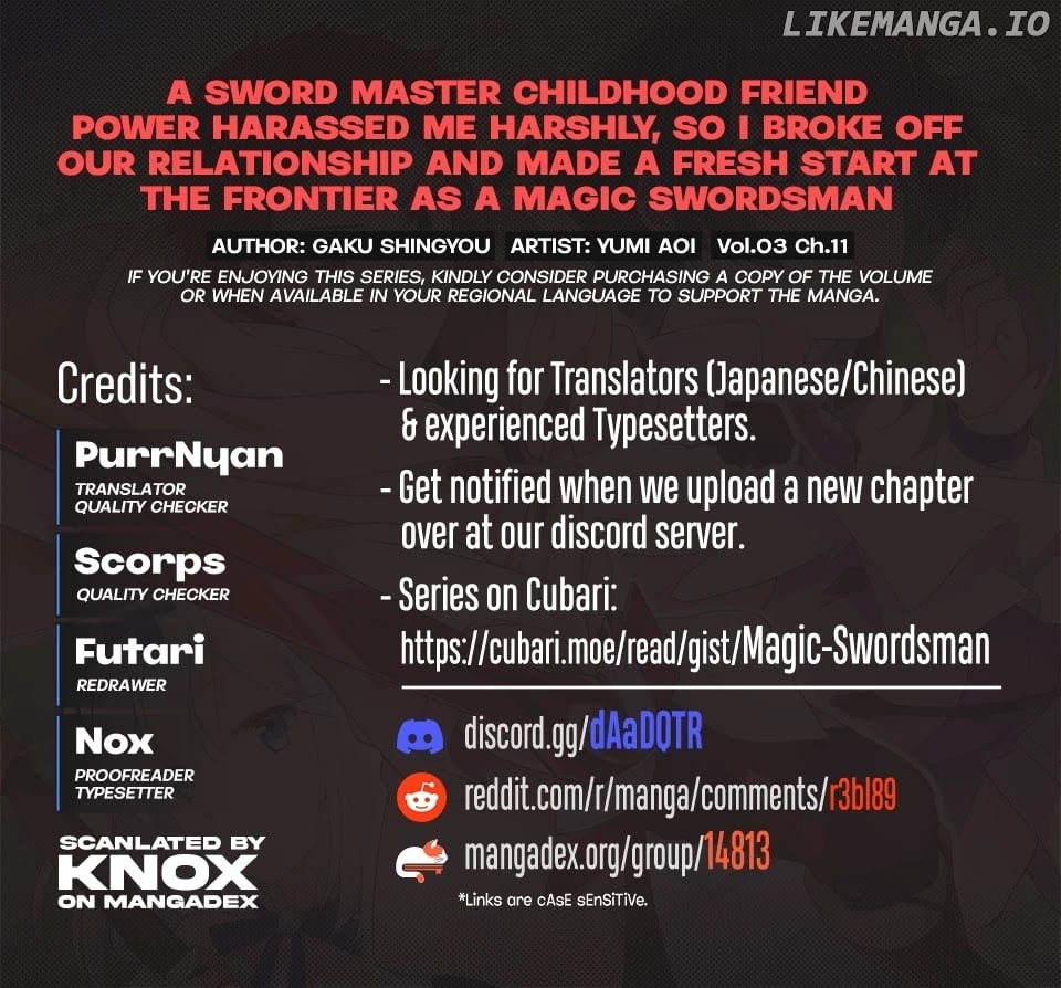 A Sword Master Childhood Friend Power Harassed Me Harshly, So I Broke Off Our Relationship And Make A Fresh Start At The Frontier As A Magic Swordsman. chapter 11 - page 30