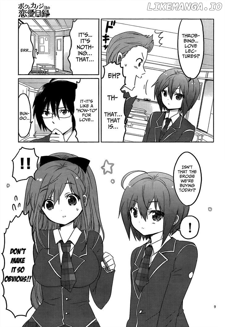 Boku to Kanojo no Renai Mokuroku chapter 9 - page 11