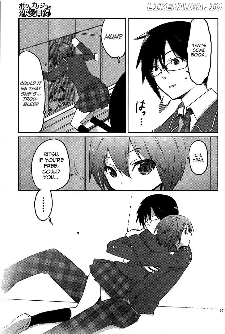 Boku to Kanojo no Renai Mokuroku chapter 9 - page 21