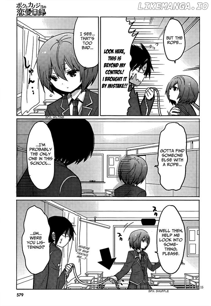 Boku to Kanojo no Renai Mokuroku chapter 10 - page 16