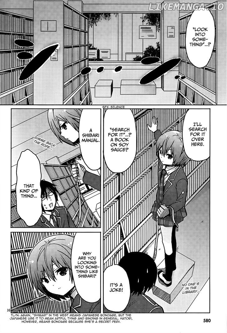 Boku to Kanojo no Renai Mokuroku chapter 10 - page 17