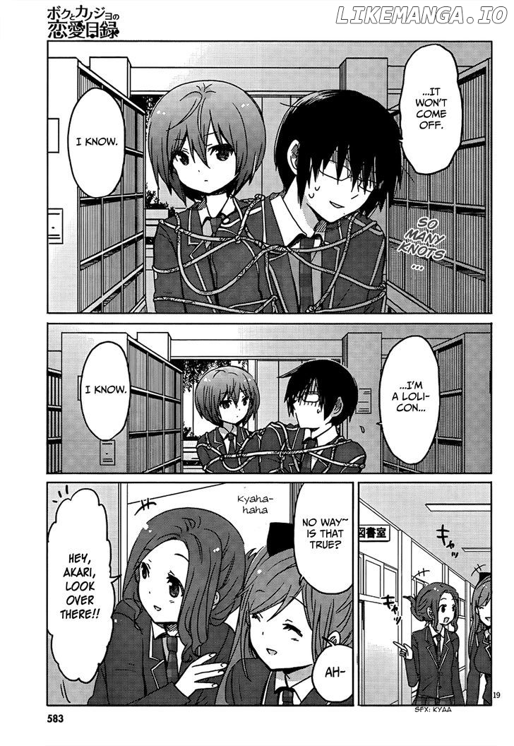 Boku to Kanojo no Renai Mokuroku chapter 10 - page 20