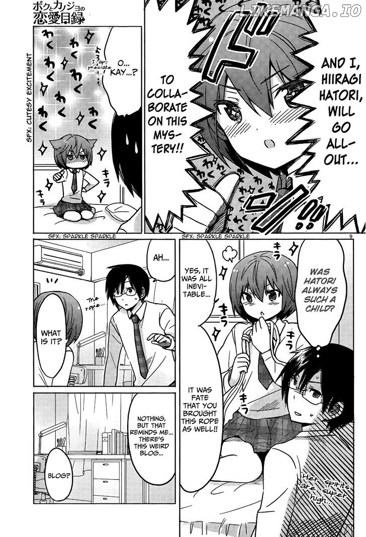 Boku to Kanojo no Renai Mokuroku chapter 11 - page 10