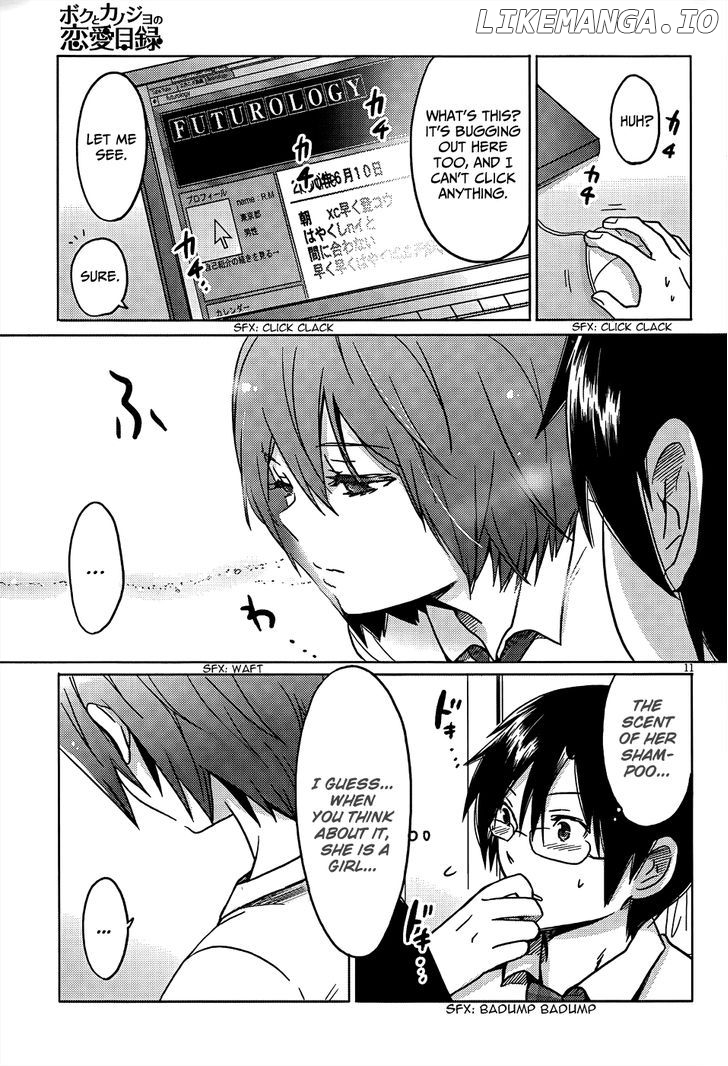 Boku to Kanojo no Renai Mokuroku chapter 11 - page 12