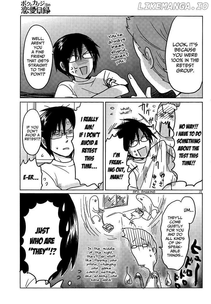 Boku to Kanojo no Renai Mokuroku chapter 11 - page 22