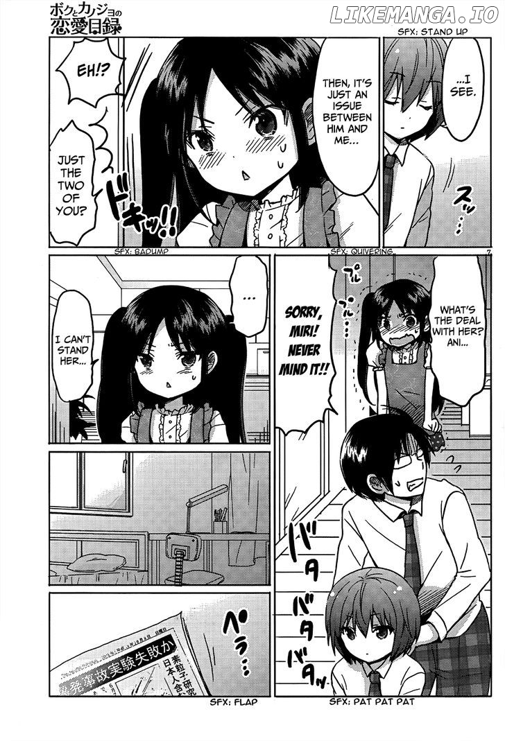 Boku to Kanojo no Renai Mokuroku chapter 11 - page 8