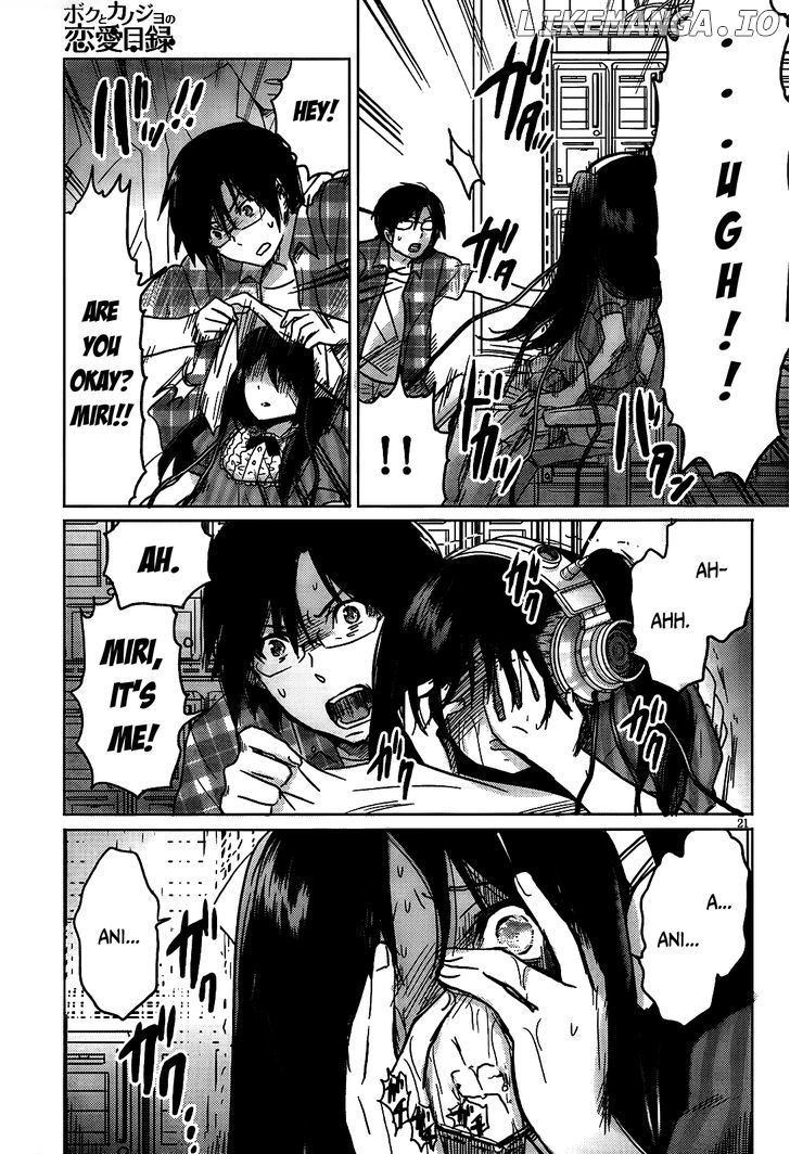 Boku to Kanojo no Renai Mokuroku chapter 12 - page 22
