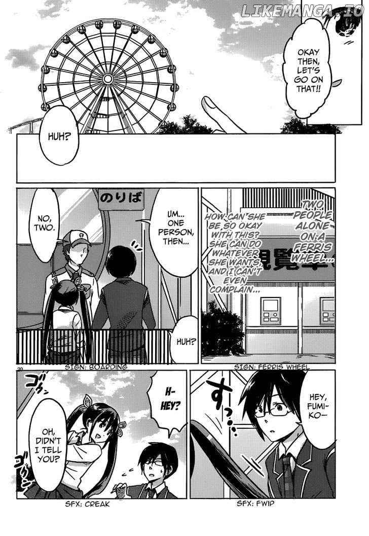 Boku to Kanojo no Renai Mokuroku chapter 15 - page 22