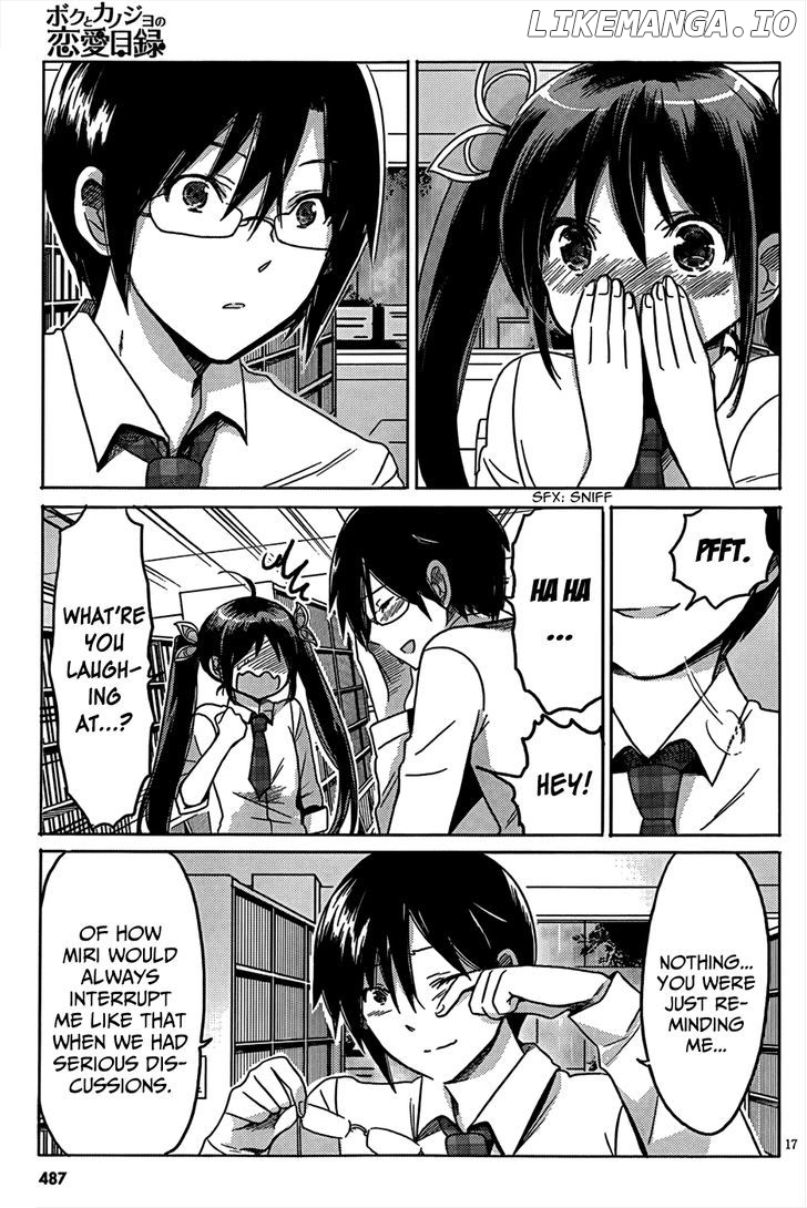 Boku to Kanojo no Renai Mokuroku chapter 17 - page 19