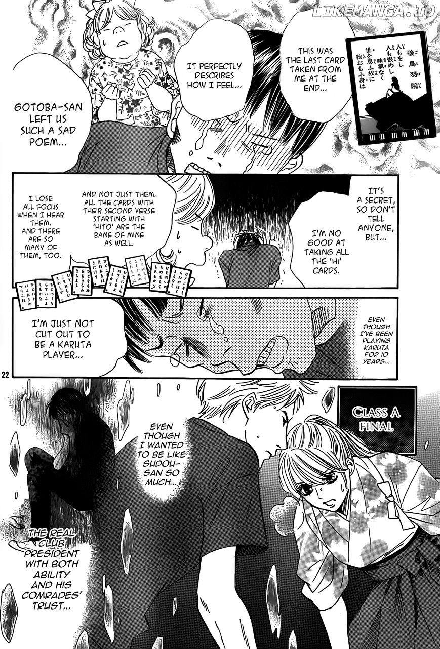 Chihayafuru - Manga chapter 134 - page 22