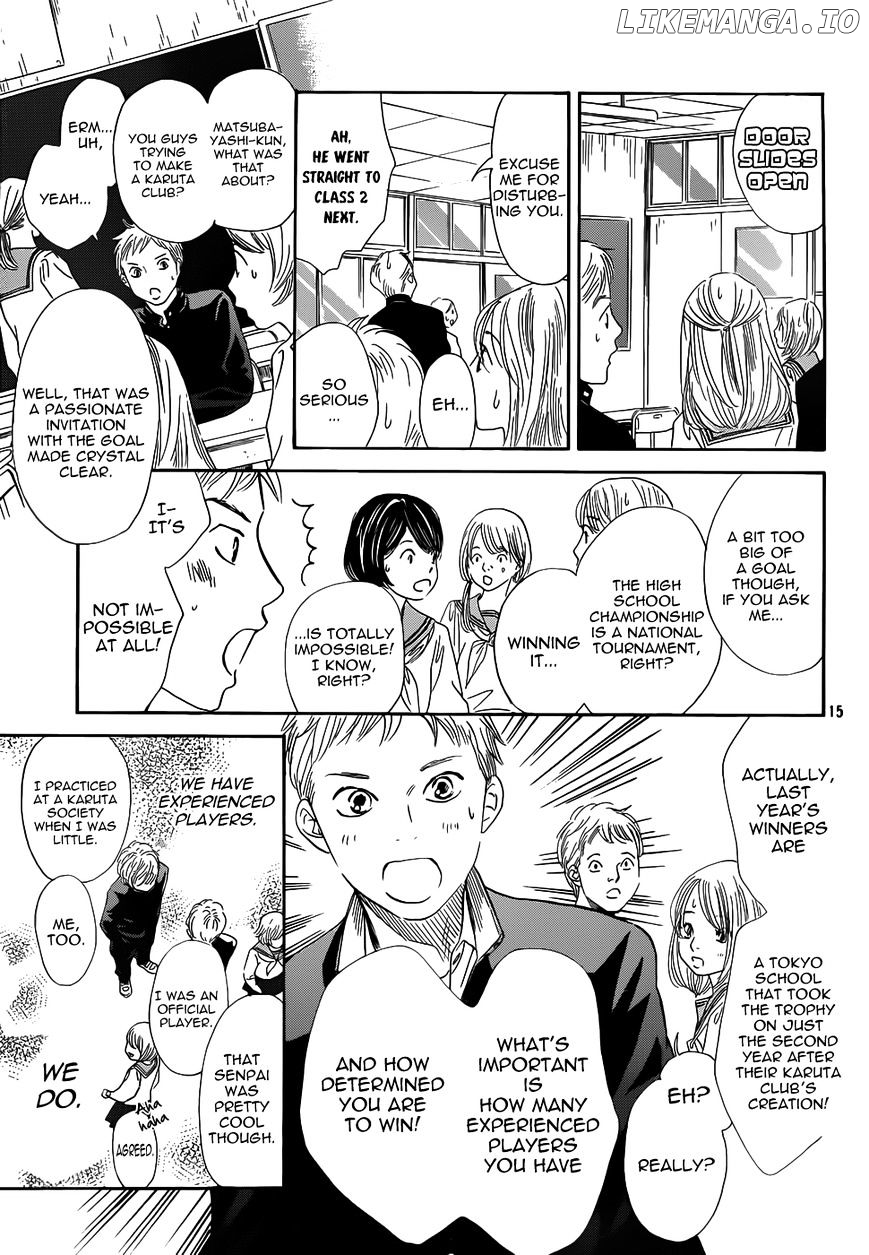 Chihayafuru - Manga chapter 140 - page 15