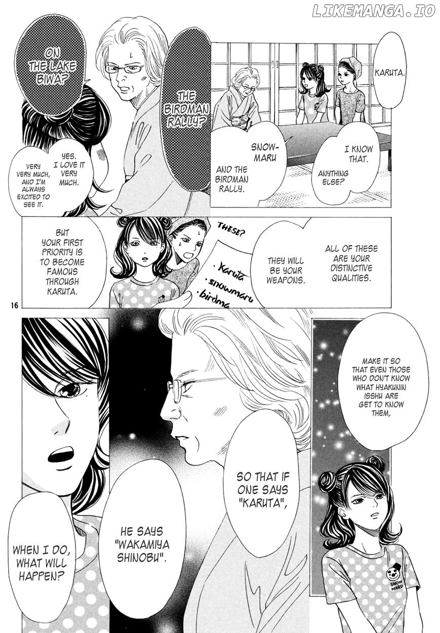Chihayafuru - Manga chapter 155 - page 16