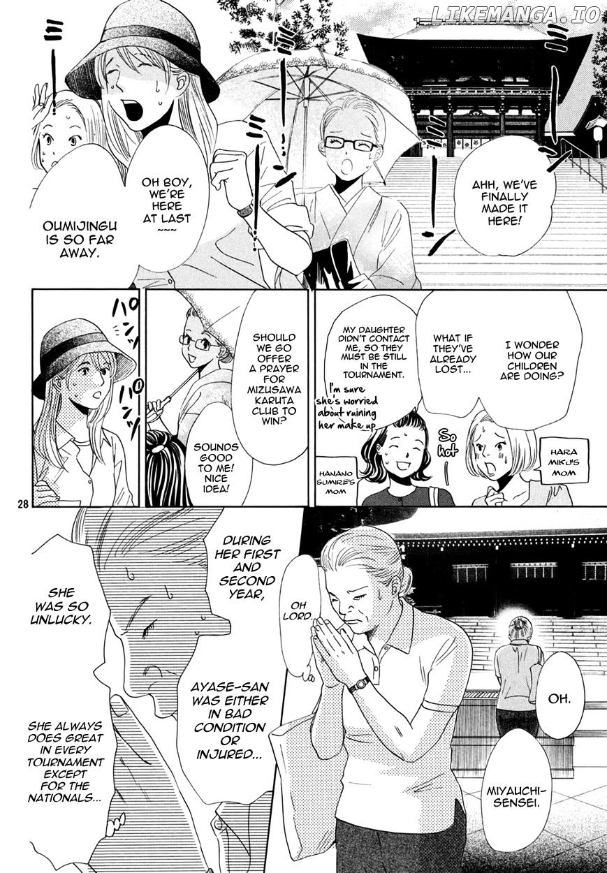 Chihayafuru - Manga chapter 155 - page 28