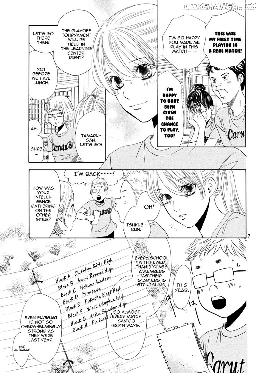 Chihayafuru - Manga chapter 156 - page 7