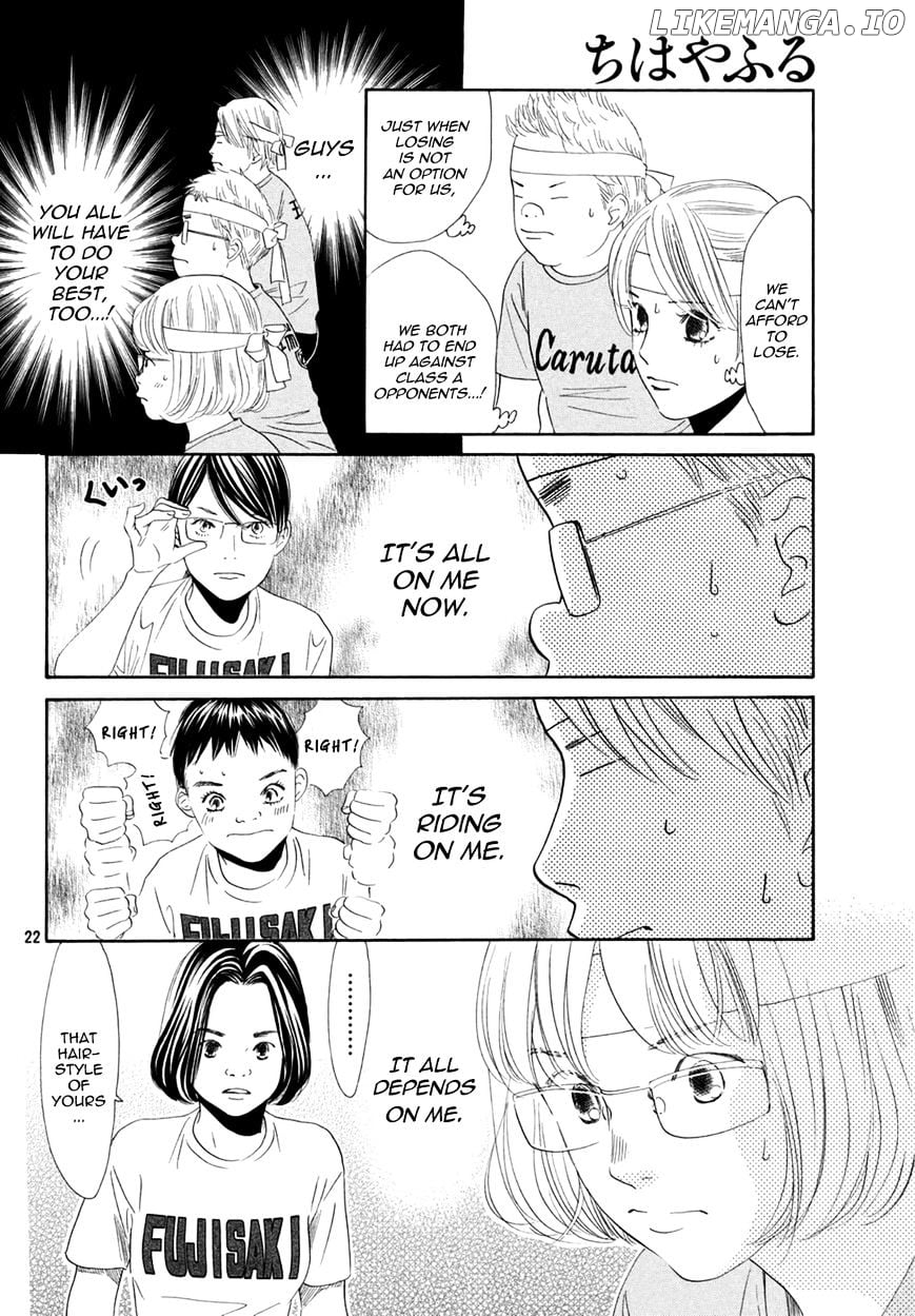Chihayafuru - Manga chapter 157 - page 21