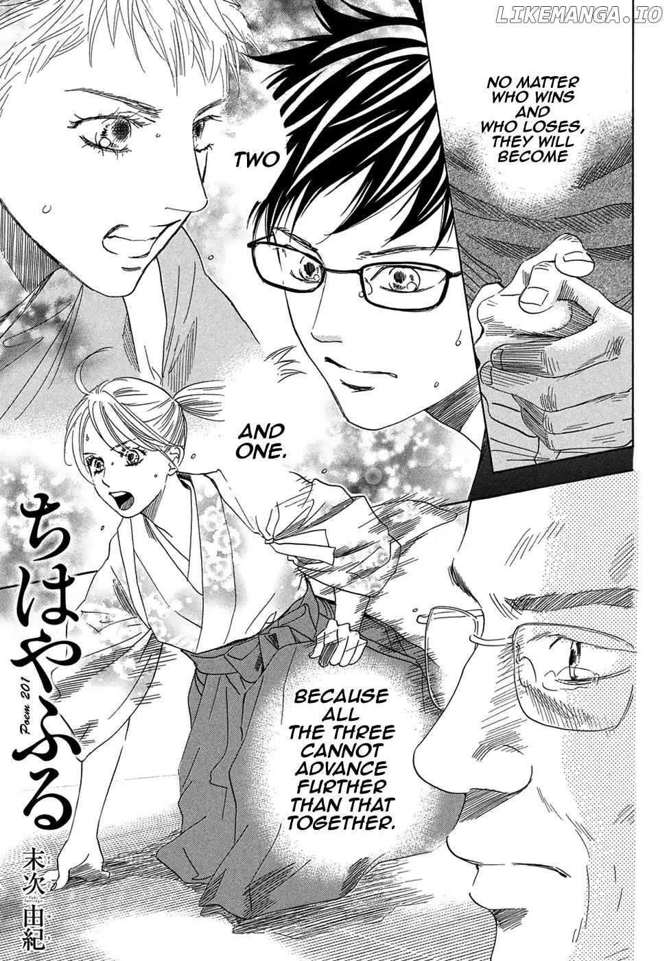 Chihayafuru - Manga chapter 201 - page 1