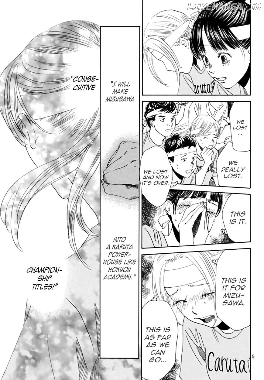 Chihayafuru - Manga chapter 160 - page 5