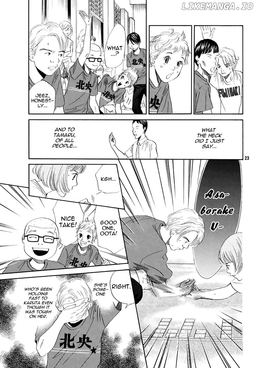 Chihayafuru - Manga chapter 162 - page 23