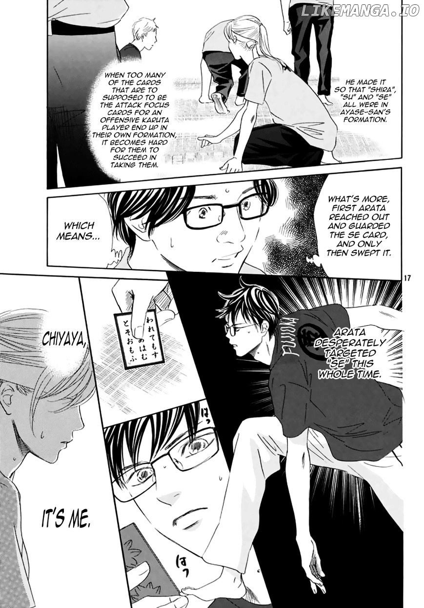 Chihayafuru - Manga chapter 163 - page 16